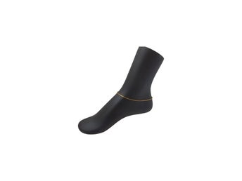 Fotlänk venezia i 18k guld 24,4 cm