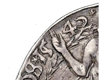 Gustav Vasa, Svartsjö, Daler 1542 i vackert skick - 5 på 1 - Odokumenterad!