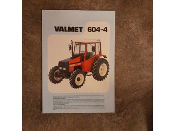 Broschyr Valmet Tractor 604-4. In English