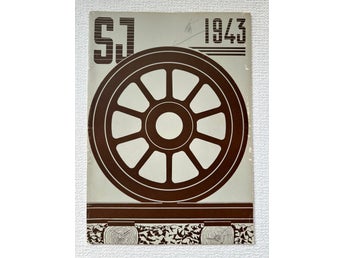 Tidning SJ 1943 Tidskrift Tåg Järnväg Kuriosa