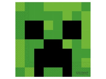 Minecraft 20-pack servetter 33x33 cm FSC