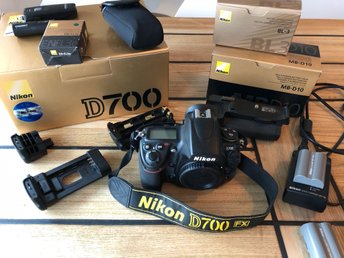 Nikon D700 med MBD-10