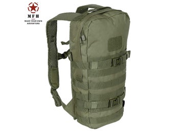 15L Tactical MOLLE Backpack Prepared for Hydration Bag, Olive, Militär Ryggsäck