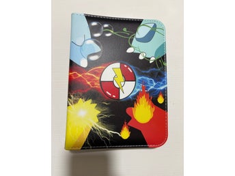 Pokémon kortpärm – rymmer 400 kort – vattentålig – plastfickor ingår