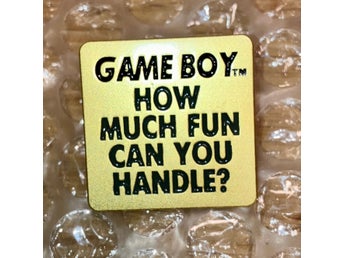 Game Boy employee-pin från 1993