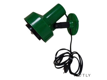 Retro Grön Vägglampa Vintage Grön Max 40W E14 Justerbar Plast Metall Lampa