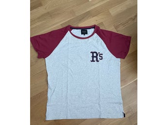 VAILENT grå, röd t-shirt, storlek XL
