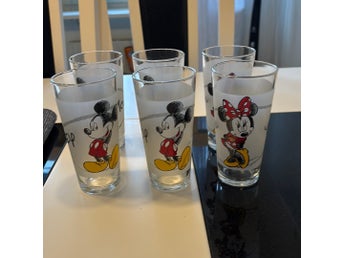 Disney Musse Pigg och Mimmi Pigg glas