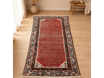 Vacker äkta orientaliskt vintage matta ca: 150x85 cm