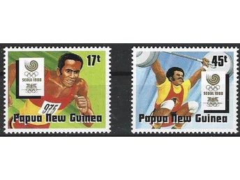 Papua nya Guinea 1988 OS i Seoul Sport Idrott 2v