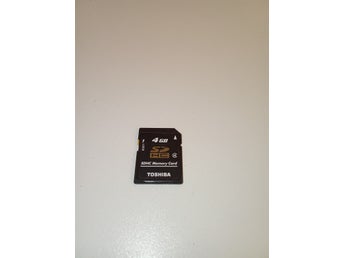 Toshiba 4GB SDHC Memory Card
