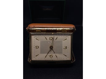 Tokyo Clock reseväckarklocka mekanisk vikbar vintage