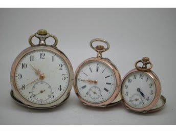 3ST FIN VINTAGE FICKUR I SILVER Renoveringsobjekt eller delar