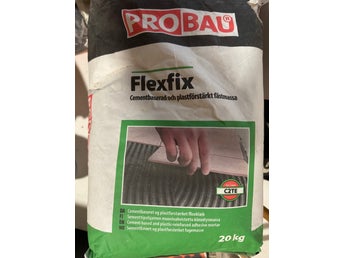 ProBau Flexfix Cementbaserad och plastförstärkt fästmassa 20 kg (2 säckar)