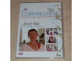 Ny COREWELLNESS dvd Träning för Mage Rygg & Bäckenbotten Kari Bo