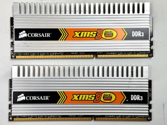 4GB ( 2x2) DDR3 1600MHz Minne DIMM Corsair