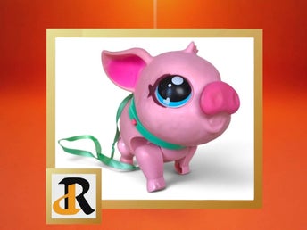 Little Live Pets, My Pet Pig, interaktiv leksaksgris, Piggly som gör ljud