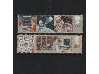 Storbritannien 1982 Informations-teknologi 2v