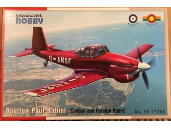 BOULTON PAUL BALLIOL CIVILIAN USERS Special Hobby 1/72 OÖPPNAD