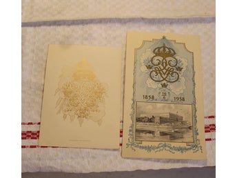 2 MENYER 1935 , 1938 , KUNG GUSTAV V