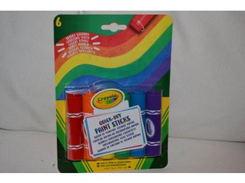 6st Färgstift Pennor Snabbtorkande Crayola Ny