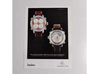 JACOB & CO. Limited edition H24 Five Time Zone Automatic annons från 2009