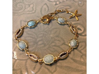 Fantastiskt vackert armband med äkta Amazonite