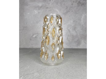 Retro glas lampskärm från Ivars lampa