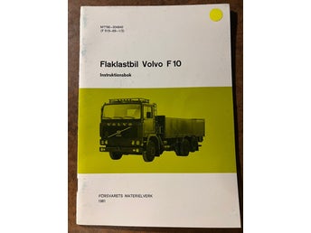 Instruktionsbok Volvo F10 Flakbil