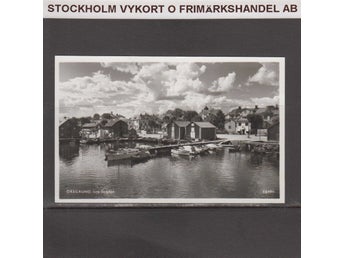 Öregrund - Inre hamnen med Esso bensinmack, PB 56480