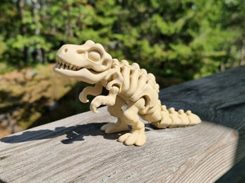 Ledad T Rex Dinosaurie Skelett Flexi