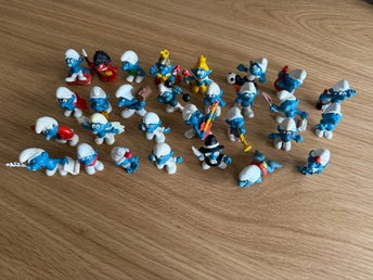 Smurfar figurer, 29 stycken