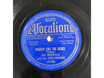 Joe Marsala and his Chicagoans - Mighty Like The Blues 78a USA 1938 VG