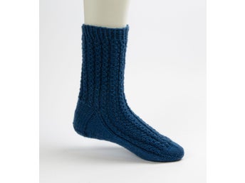 Handstickade Damsockor 36-38