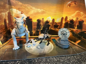 Star Wars vintage. Tauntaun, speederbike m.m.