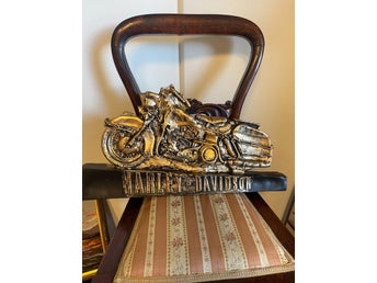 Stor MC-dekoration 55*30 cm – motorcykel – garage / mancave – NY