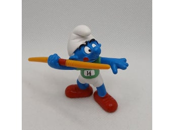 Smurf - Spjutkastare / Spjut / Friidrott , Peyo