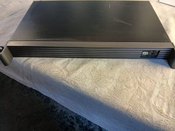 1U Rackmonterat Serverchassi • Industriellt PC-chassi • Dubbla LAN • USB 3.0