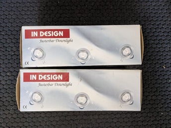 Nya Downlights justerbara - In Design 6 st