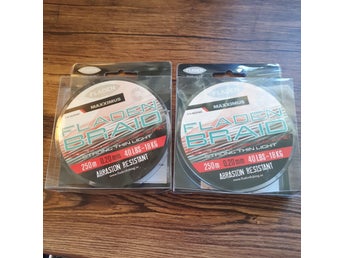 Fladen Maxximus Fladen Braid flätlina 0,20 mm 250 m 40 lbs (2-pack)