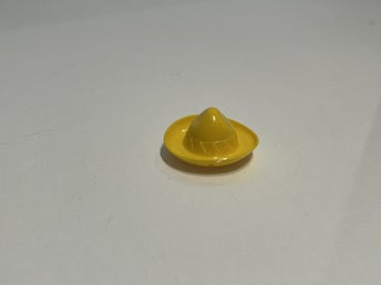 Playmobil sombrero gul - vintage miniature hatt mexiko