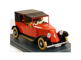 Tintin - 1:24 Modellbil 25 - Röd Taxi