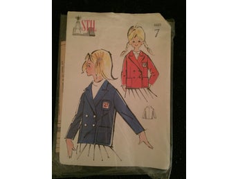 Stil mönster,symönster.Kavaj,jacka.7år.Gott skick.Retro