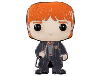 NY / OANVÄND - Harry Potter Ron Weasley Large Enamel POP Pin Emalj Brosch 10cm