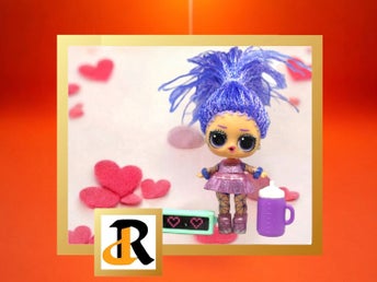 L.O.L doll alla hjärtans dag inspirerad lol docka firar Valentine