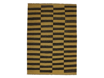 Autentisk klassisk handvävd Kelim 147 X 210 cm