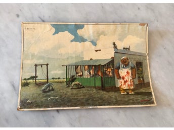 Vintage 1940-tal Tryck F. Molina Campos