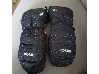 Kombi svarta vantar, storlek M, dam, skidhandskar
