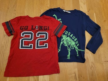 2 fina T-shirt strl 110-116