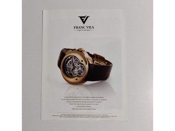 FRANC VILA No Cuatro Tourbillon Dial-side Column Wheel... annons från 2009